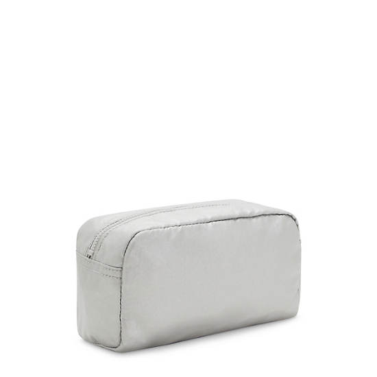 Kipling Gleam Metallic Pouch Taske Sølv | DK 2133VR